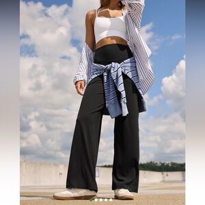 Aerie OFFLINE Real Me High Waisted Wide Leg Trouser